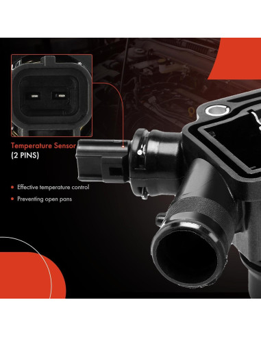 Kit Carcasa Termostato A-Premium para Land Rover y Volvo