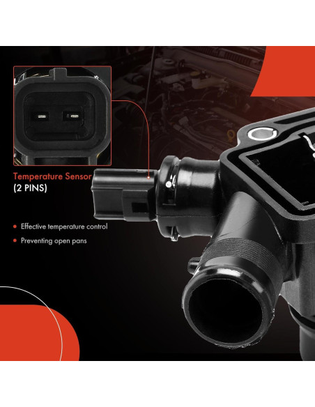 Kit Carcasa Termostato A-Premium para Land Rover y Volvo