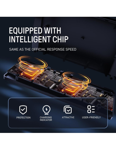 FUNLAB Estación de Acoplamiento para Nintendo Switch Carga 4 Controladores