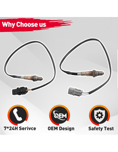 Sensores de Oxígeno XunDong 234-5055 234-4568 para Hyundai/Kia