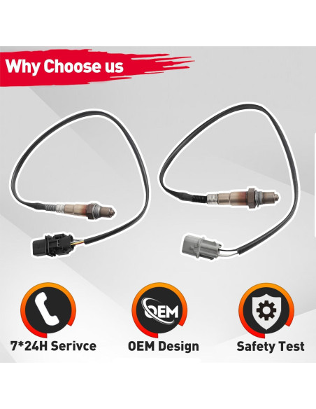 Sensores de Oxígeno XunDong 234-5055 234-4568 para Hyundai/Kia