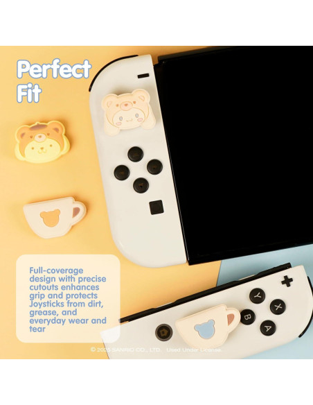 Tapas de Pulgar Hamee Hello Kitty Pompompurin y Cinnamoroll