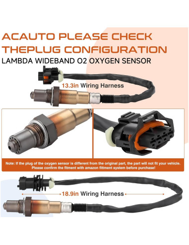 Sensor de Oxígeno O2 ACAUTO 234-4528 234-4529 para Chevy