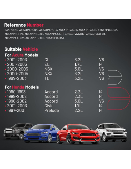 Sensor de Oxígeno BDFHYK Compatible Acura Honda 1990-2005
