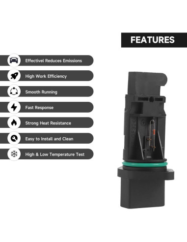 Sensor de Flujo de Aire Masivo YOLLKY 2407yo076 Compatible Audi y VW