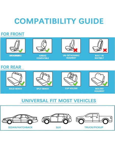 Fundas de Asiento NCCLOVELY para BMW X5 2000-2026, 5 Asientos
