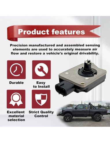 Sensor de Flujo de Aire Masivo Pleoos 22250-75010 Compatible Toyota