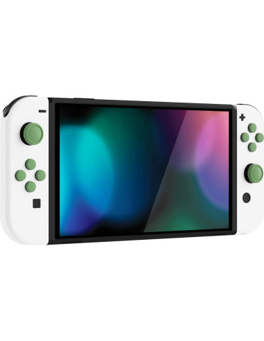 Cubiertas de Silicona PlayVital para Joycon Nintendo Switch - Verde Matcha