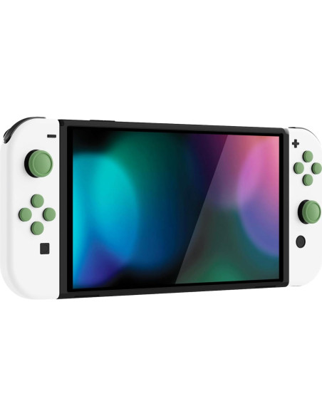 Cubiertas de Silicona PlayVital para Joycon Nintendo Switch - Verde Matcha