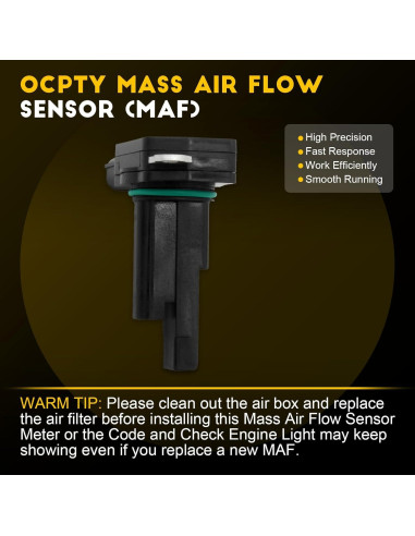Sensor de Flujo de Aire Masivo OCPTY para Honda y Acura