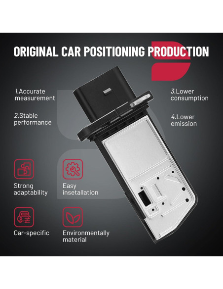 Sensor de Flujo de Aire Masivo BDFHYK MAF 06F906461A Audi VW