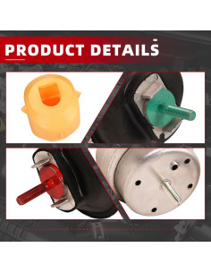 Soporte de Motor TOPAZ 3 Pcs para Audi A4 1.8L 2003-2006 2