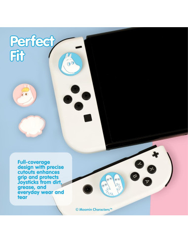 Tapas de Joystick Hamee Moomin para Nintendo Switch