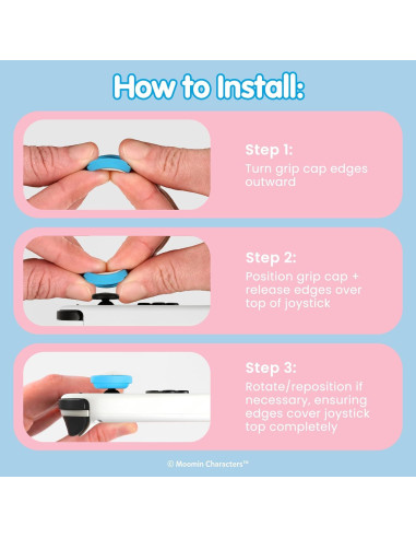 Tapas de Joystick Hamee Moomin para Nintendo Switch