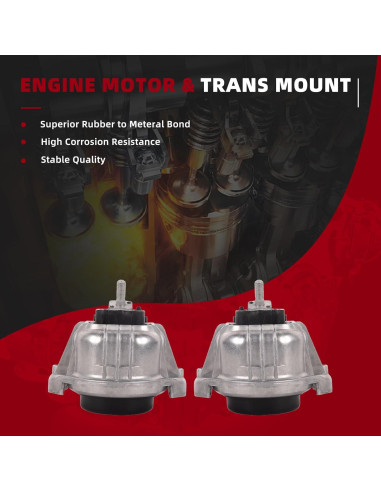 Montajes de Motor Delantero Izquierdo y Derecho TOPAZ para BMW