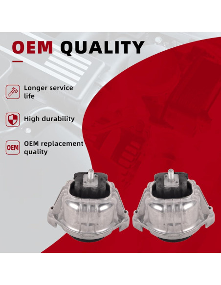 Montajes de Motor Delantero Izquierdo y Derecho TOPAZ para BMW