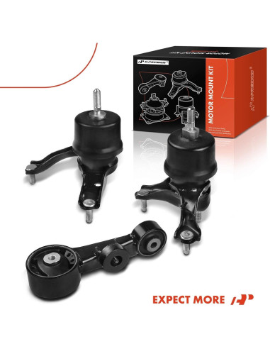 Soporte de Motor y Transmisión A-Premium 3PCS para Lexus ES350 2007-2012