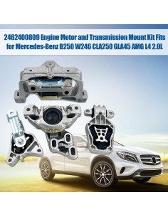 Kit de Montaje de Motor y Transmisión YUXUANYP 2462400809 para Mercedes-Benz 2