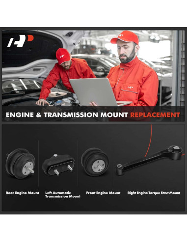 Montajes de Motor y Transmisión A-Premium para Buick Lucerne y Cadillac DTS 2006-2011