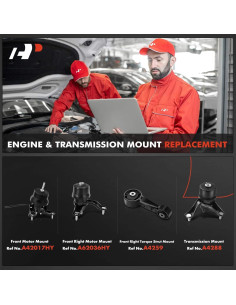 Juego de 4 Montajes de Motor A-Premium para Toyota Camry/Avalon 3.5L 2