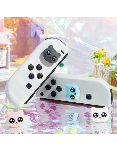 GeekShare Tapas de Joystick Gato para Switch y Lite - Silicona