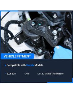 Kit de Montaje Motor y Transmisión Autoround Civic 2006-2011 2