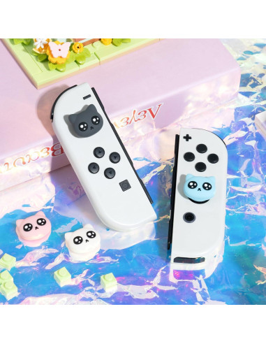 GeekShare Tapas de Joystick Gato para Switch y Lite - Silicona