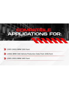 Kit de Freno Delantero R1 Concepts para BMW 530i/540i 2000-2003 2