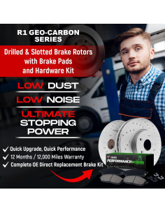 Kit de Freno Delantero R1 Concepts para Audi A4/A5 2008-2011 2