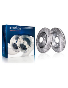 Discos de Freno Delanteros Detroit Axle S-34406 para Audi A4 A5