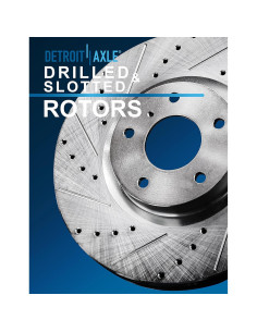 Discos de Freno Delanteros Detroit Axle S-34406 para Audi A4 A5 2