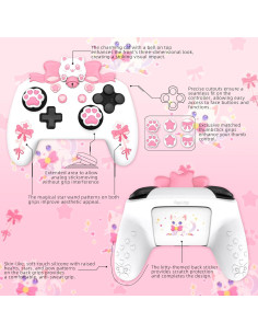 Funda Silicona Antideslizante PlayVital para Nintendo Switch Pro 2