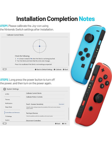 Joystick Reemplazo Cverny para Nintendo Switch Lite/OLED