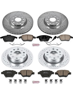 Kit de Frenos Delantero y Trasero PowerStop K5801 para Audi A3 y VW 2
