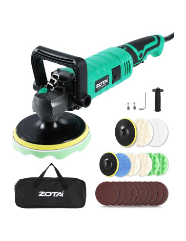 Pulidor de Automóviles ZOTA P702 1600W 7 Velocidades 4m Cable