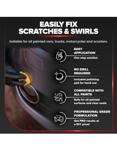 Kit de Eliminación de Rayones y Restaurador Carfidant - Detallado de Autos 2