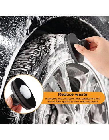 Aplicador de Brillo para Neumáticos XuYelora 2 Piezas