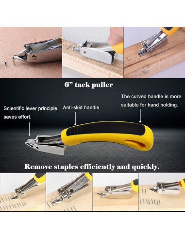 Juego de Herramientas para Quitar Grapas Sunxeke 4 Piezas