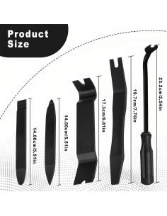 Kit de Herramientas de Remoción de Molduras AMZAUTO 5 Piezas 2