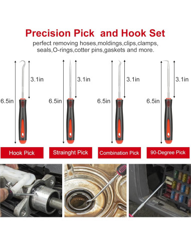 Kit de Herramientas para Retirar Molduras Eaukar EAKUS003 330 Piezas