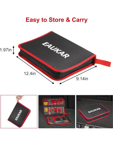 Kit de Herramientas para Retirar Molduras Eaukar EAKUS003 330 Piezas