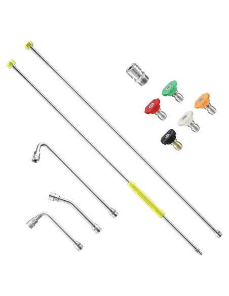 Varilla de Extensión para Lavadora a Presión FIXFANS 304.8 cm