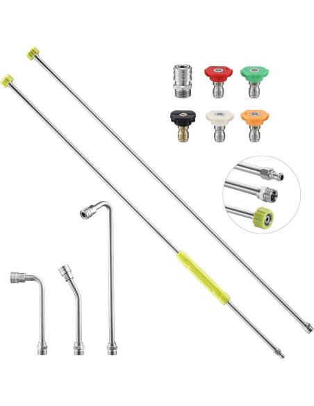 Varilla de Extensión para Lavadora a Presión FIXFANS 304.8 cm