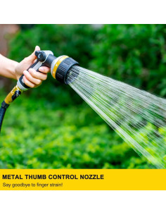 Boquilla de Manguera de Jardín FANHAO Amarilla 10 Patrones 2