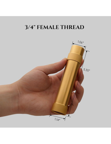 Boquilla de Manguera Ajustable LANGARA de Latón Alta Presión