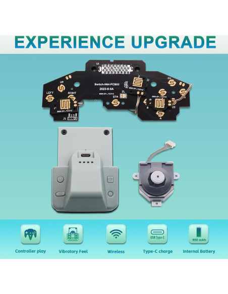 Kit Modificación Controlador N64 Intec Gaming - Compatible Switch