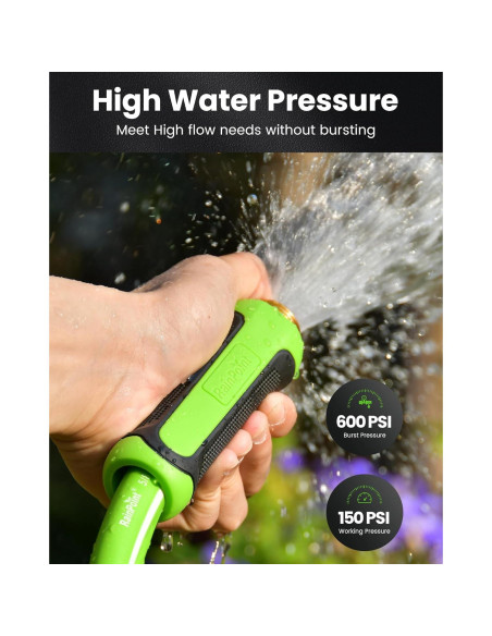 Manguera de Jardín RAINPOINT 15m Flexible y Resistente