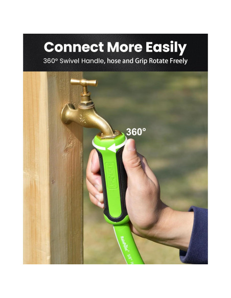 Manguera de Jardín RAINPOINT 15m Flexible y Resistente