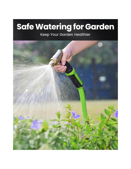 Manguera de Jardín RAINPOINT 15m Flexible y Resistente