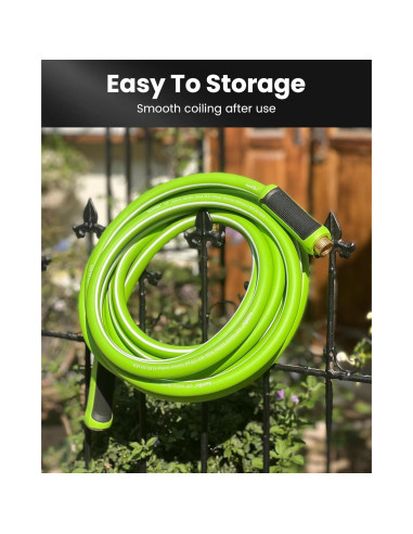 Manguera de Jardín RAINPOINT 15m Flexible y Resistente